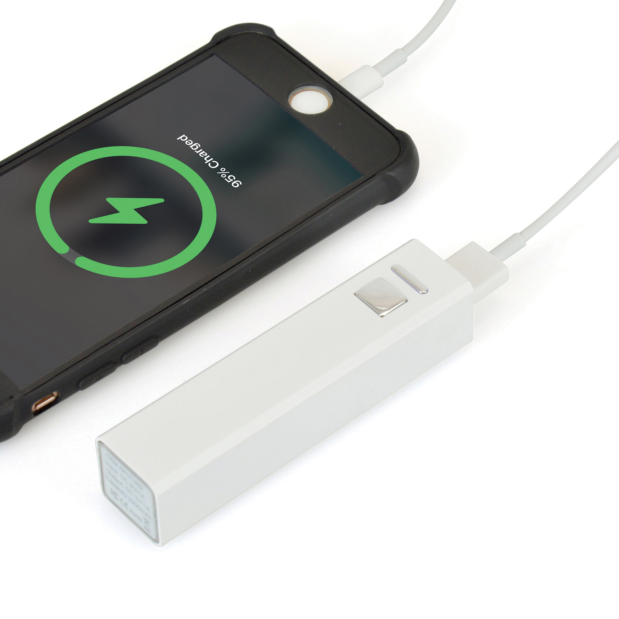Picture of White Cuboid Power Bank